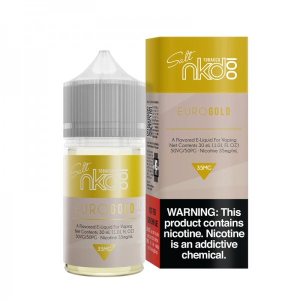 Euro Gold Tobacco by NKD 100 Salt E Liquid 30ml