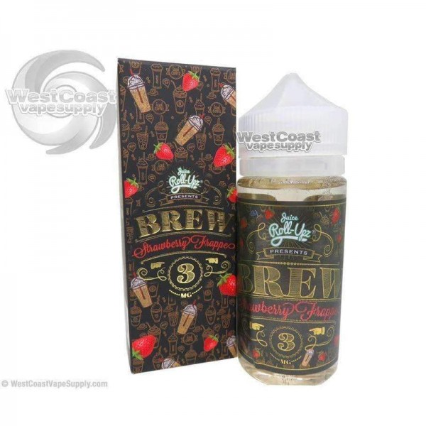 Brew Strawberry Frappe Ejuice by Juice Roll Upz 10...